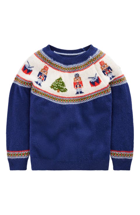 Kids' Fair Isle Crewneck Sweater (Toddler & Little Kid)