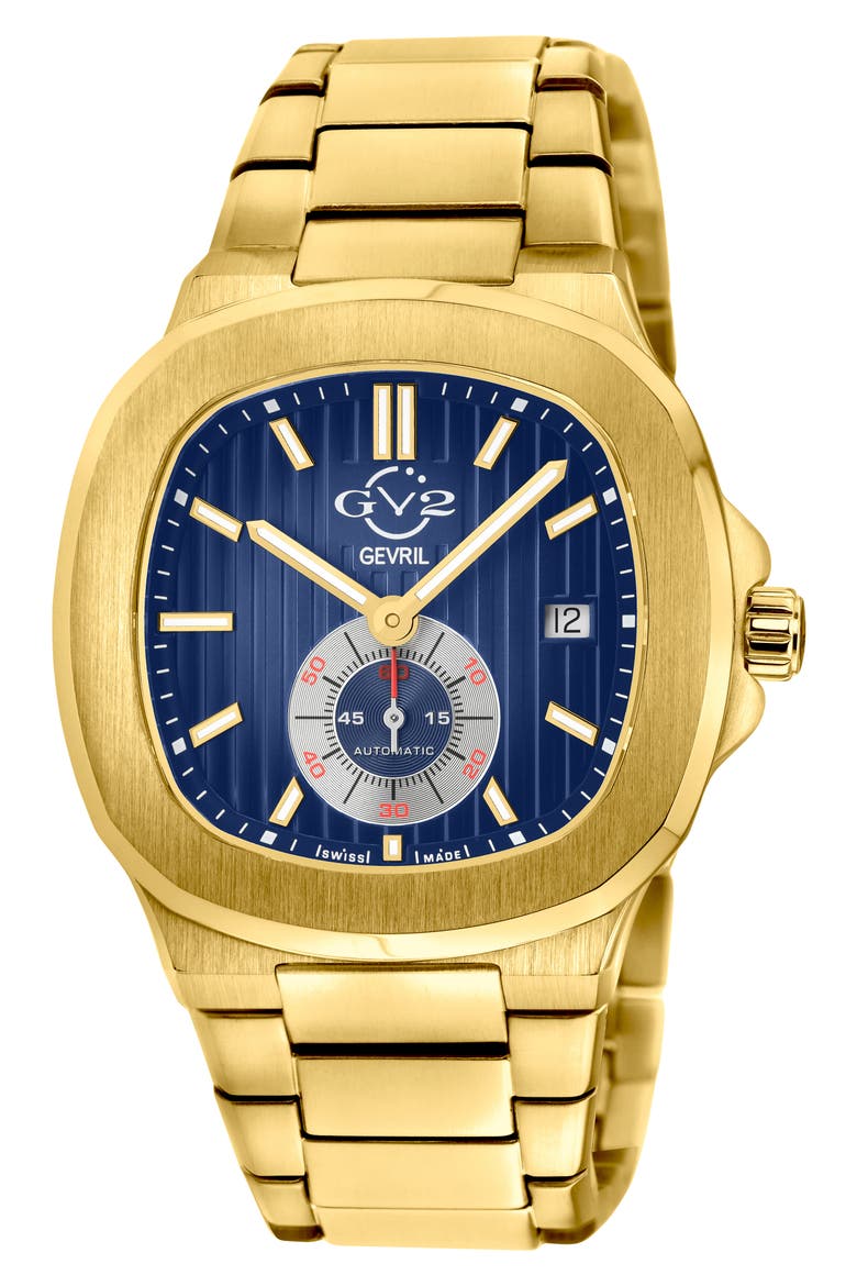 Potente Swiss Automatic Bracelet Watch, 40mm, Main, color, GOLD