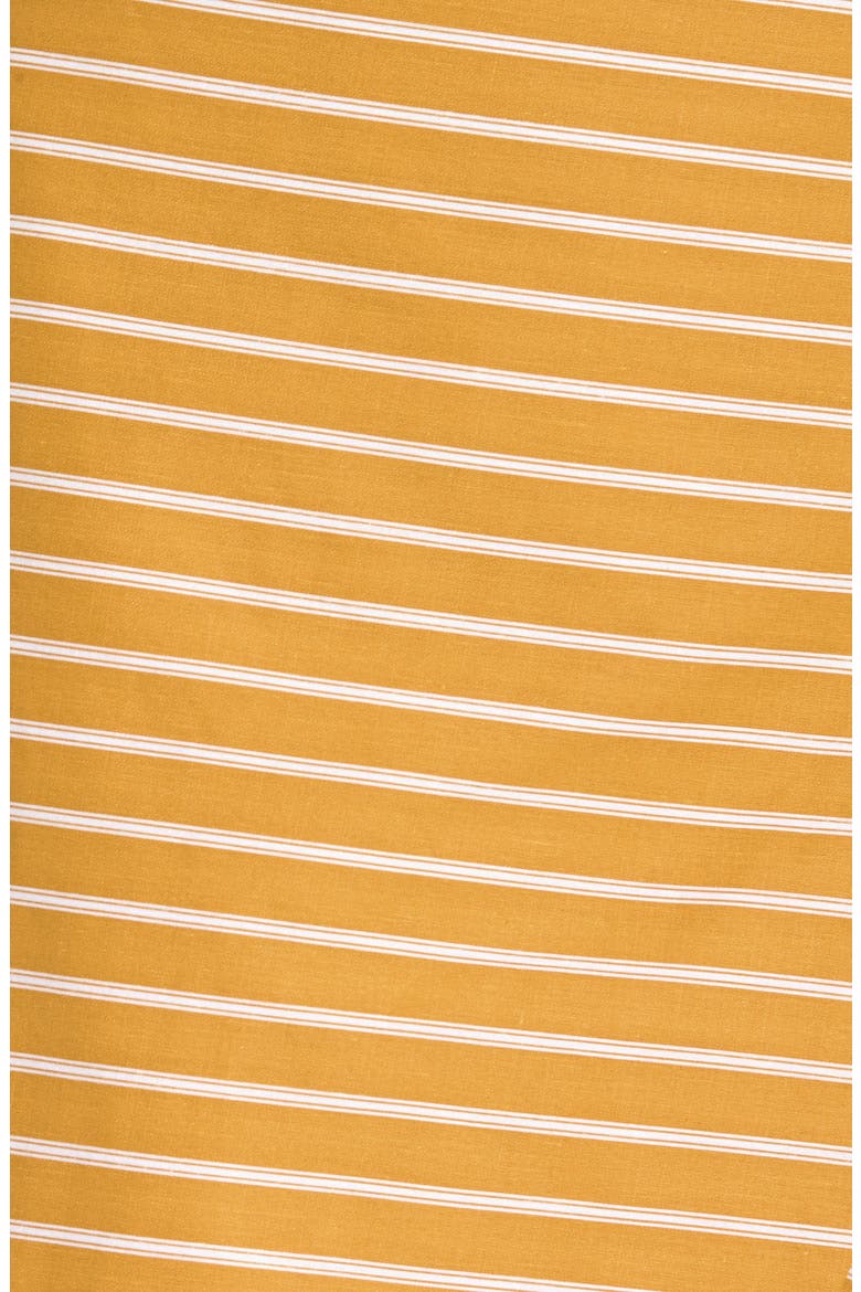 Asymmetrical Stripe Skirt, Alternate, color, MUSTARD/ WHITE