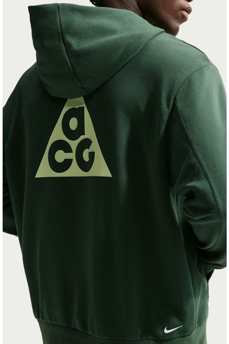 ACG Dri-FIT Magic Hour Hoodie, Alternate, color, FIR/ VOLT ICE/ SUMMIT WHITE