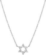 BY ADINA EDEN Diamond Pavé Star Of David Necklace 14K