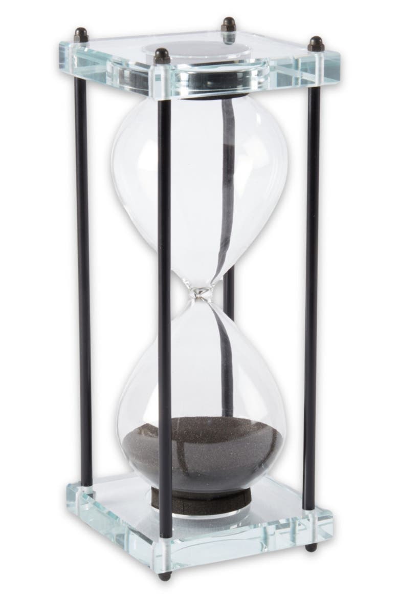 Hour Sand Timer, Alternate, color, CLEAR