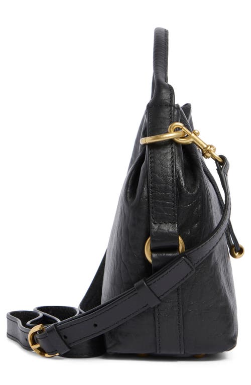 Vince Camuto Pippa Leather Bucket Bag In Black