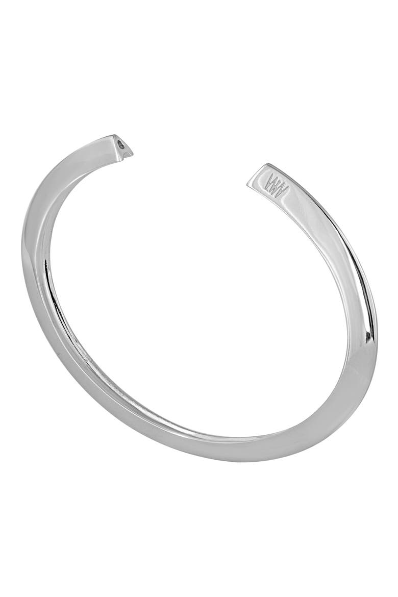 Initial Cuff, Alternate, color, A- SILVER