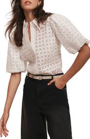 MINT VELVET Applique Petal Shirt