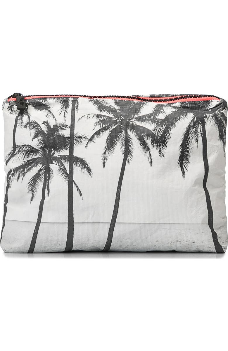 Aloha Collection Mid Kalapana Water Resistant Zip Pouch, Main, color, Kalapana