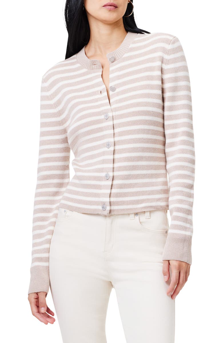 NIC+ZOE 9 to 5 Stripe Cardigan, Main, color, 