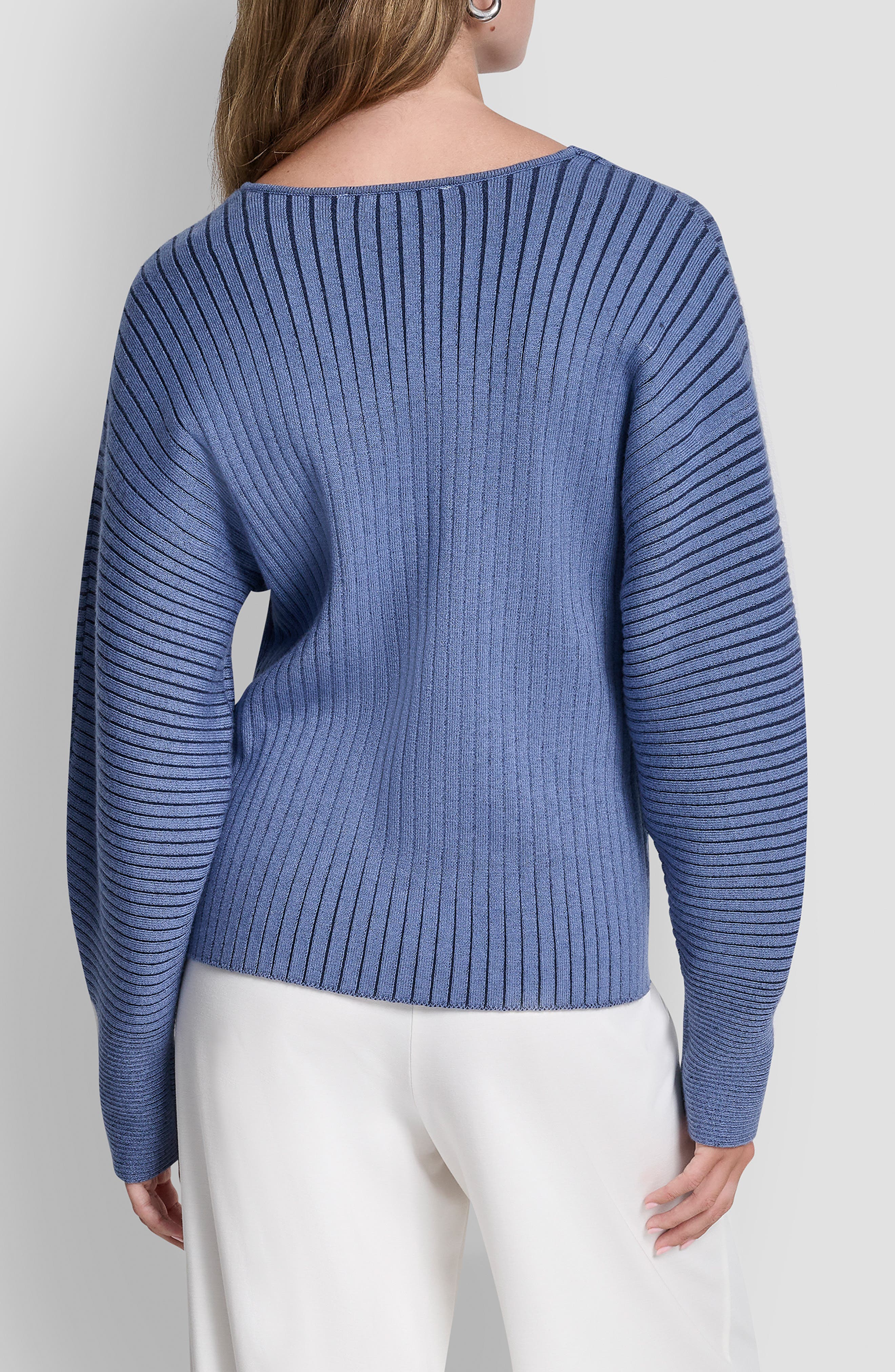 Transfer Rib V-Neck Sweater - image 4