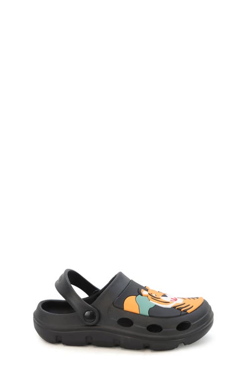 Yoki Kids' Tiger Platform Clog In Black