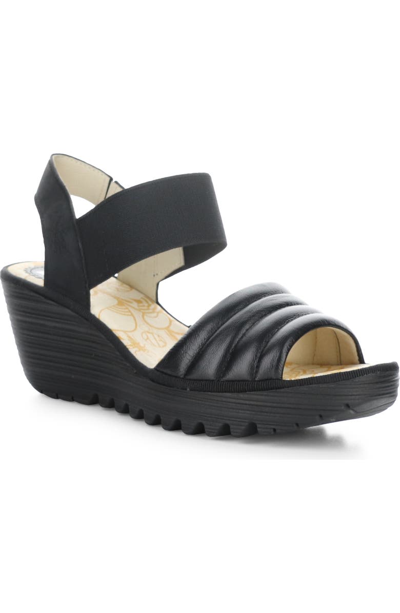 Fly London Yiko Platform Wedge Sandal, Main, color,