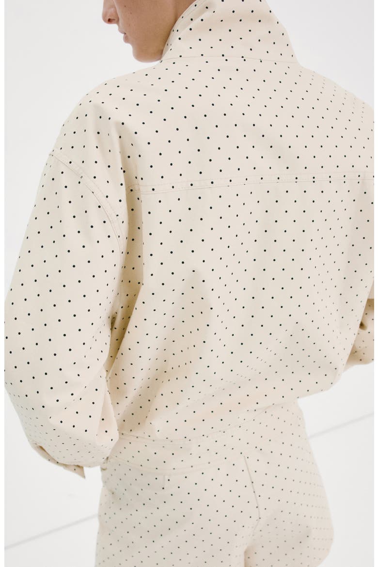 Dot Cotton Shorts, Alternate, color, ECRU