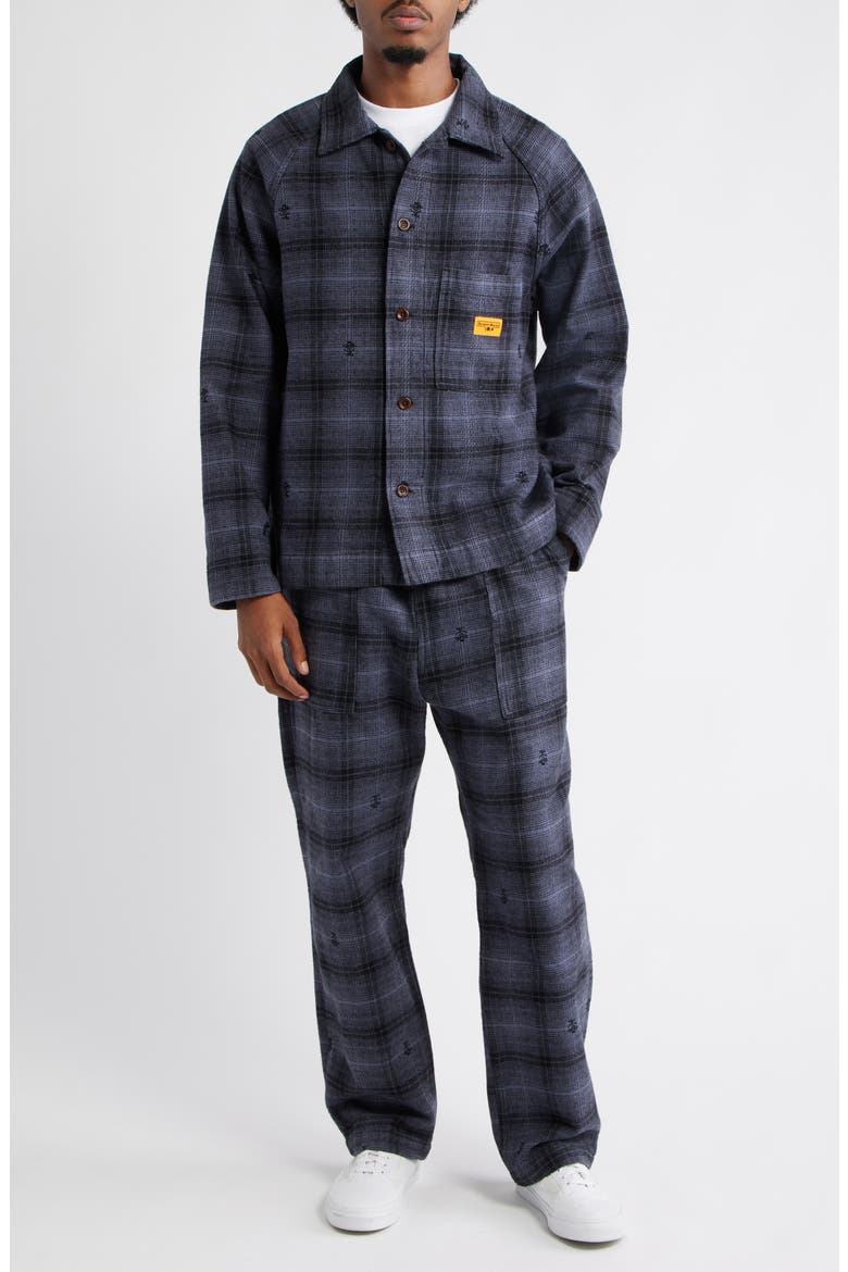 Thistle Plaid Front of House, Alternate, color, BLACK