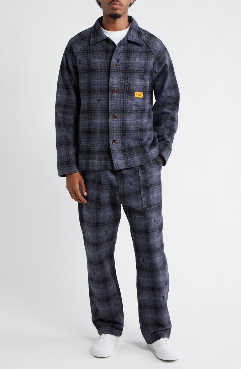 Service Works Thistle Plaid Front of House, Alternate, color, Black