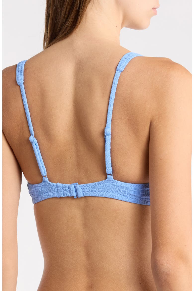 Haleiwa Bralette Bikini Top, Alternate, color, CORNFLOWER