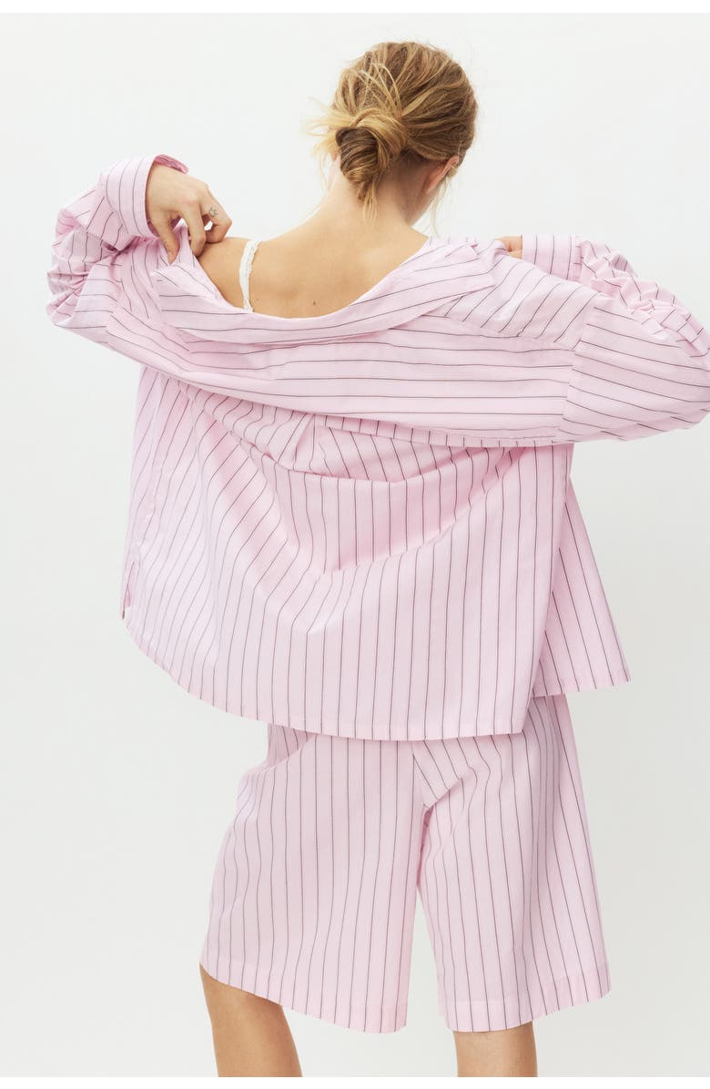 H&M Cotton Pyjamas, Alternate, color, Light Pink/Striped