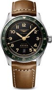 Longines Master Automatic Leather Strap Watch, 40mm