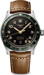 Longines Master Automatic Leather Strap Watch, 40mm
