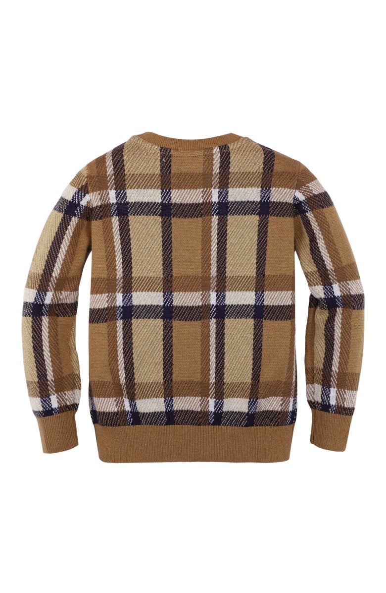 Hope & Henry Boys' Organic Intarsia Crew Neck Sweater, Kids, Alternate, color,