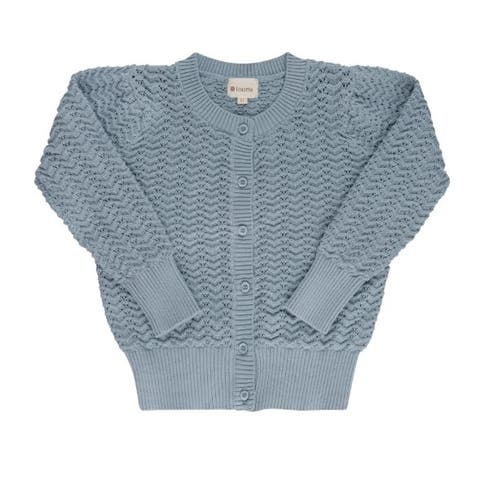 Looms Wave Collection - Knit Pointelle Cardigan