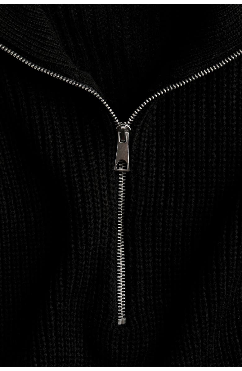 H&M Chunky-knit Zip-top Jumper, Alternate, color, 