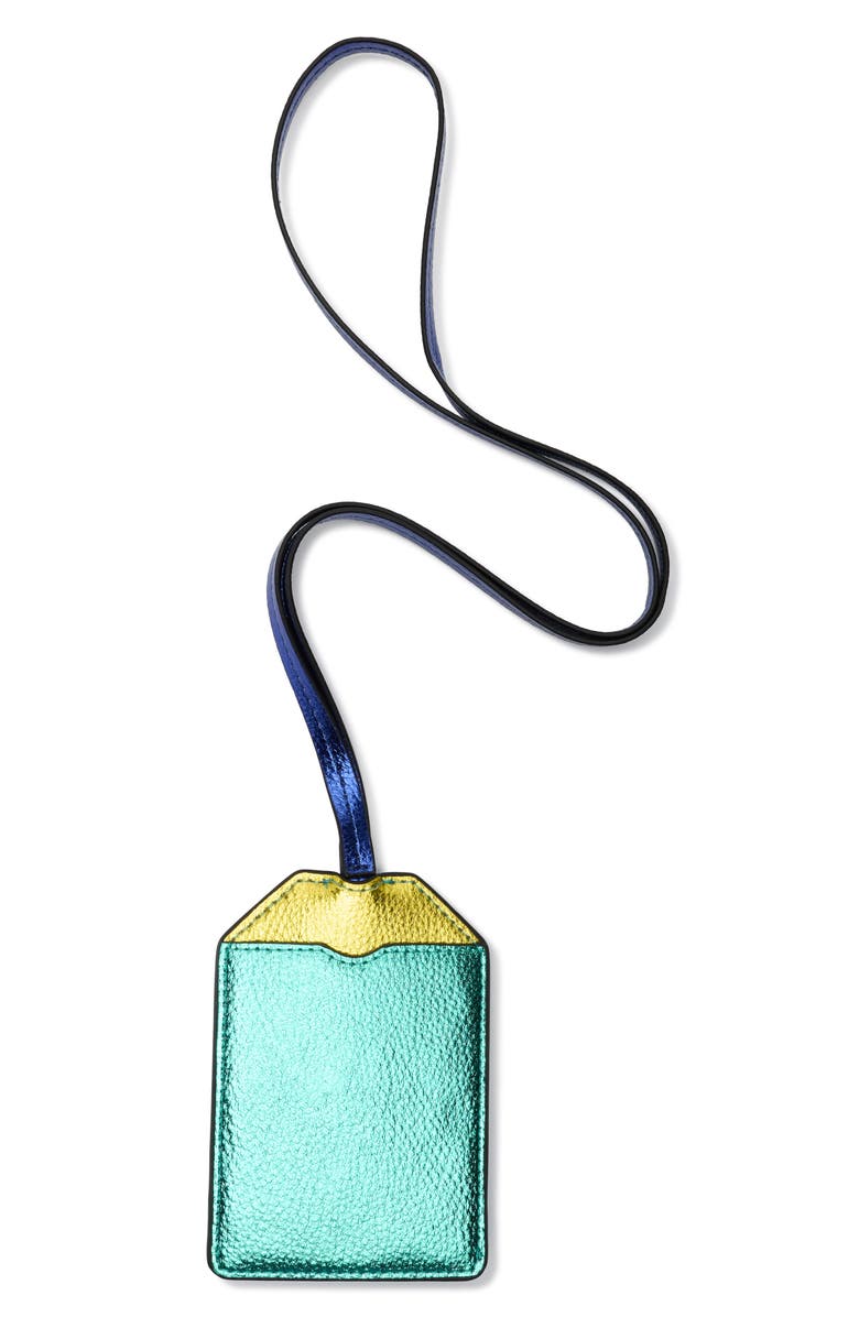 Kurt Geiger London Southbank Tag Lanyard, Alternate, color, Blue Other