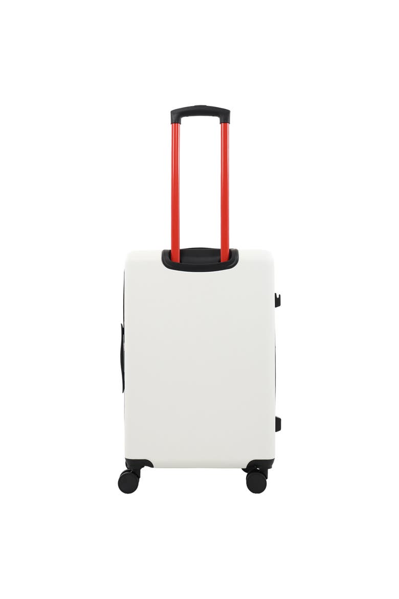 Molded U 26.5" Expandable Hardside Spinner Luggage, Alternate, color, WHITE