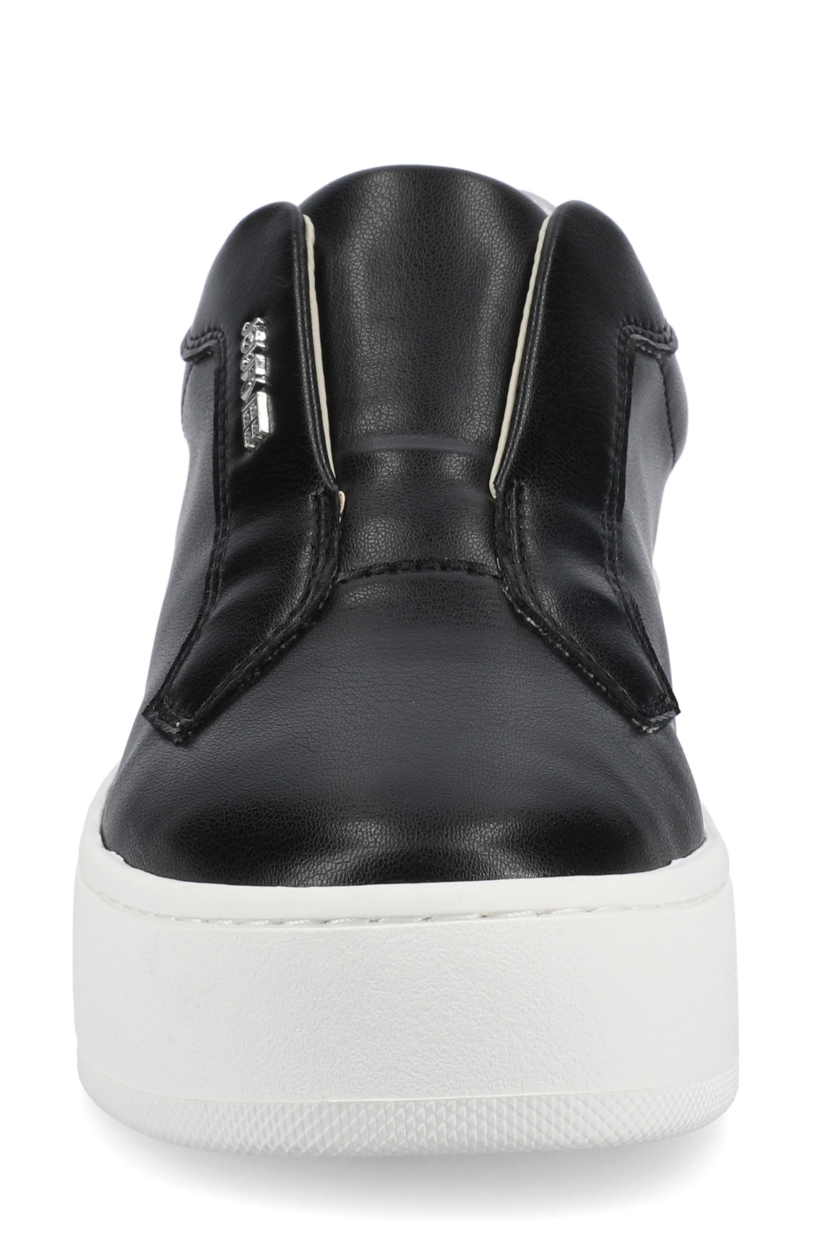 Journee Collection Phoebe Slip-On Sneaker, Alternate, color, Black