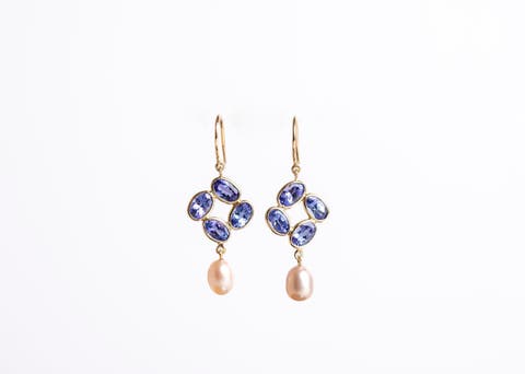 Tanzanite Spark Earrings