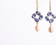 Zuvan Tanzanite Spark Earrings