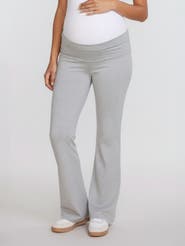 MOTHERHOOD MATERNITY Roll Over Waistband Flare Legging