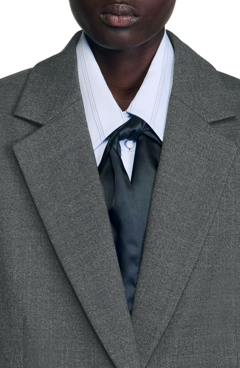 SANDRO Suit jacket, Alternate, color, Light Grey