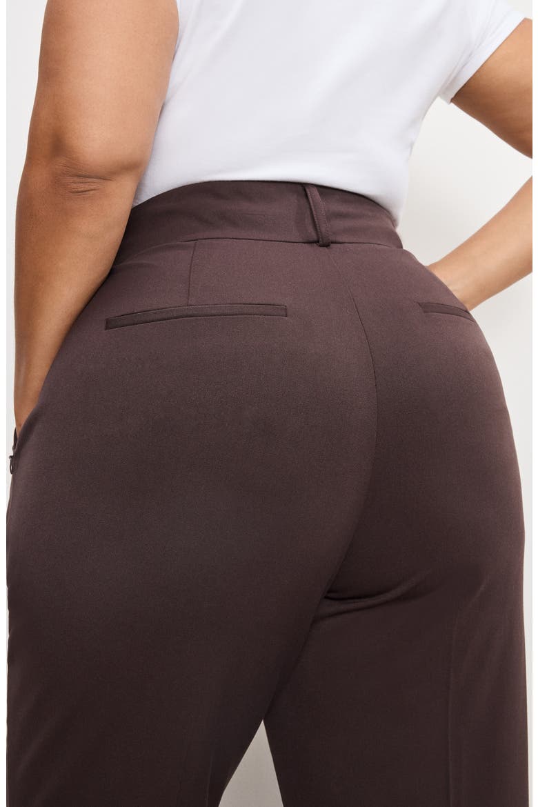 Essential Flare Leg Pants, Alternate, color, DARK CHOCOLATE