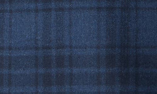 Akris Lewitt Check Wool Crop Jacket In Blue