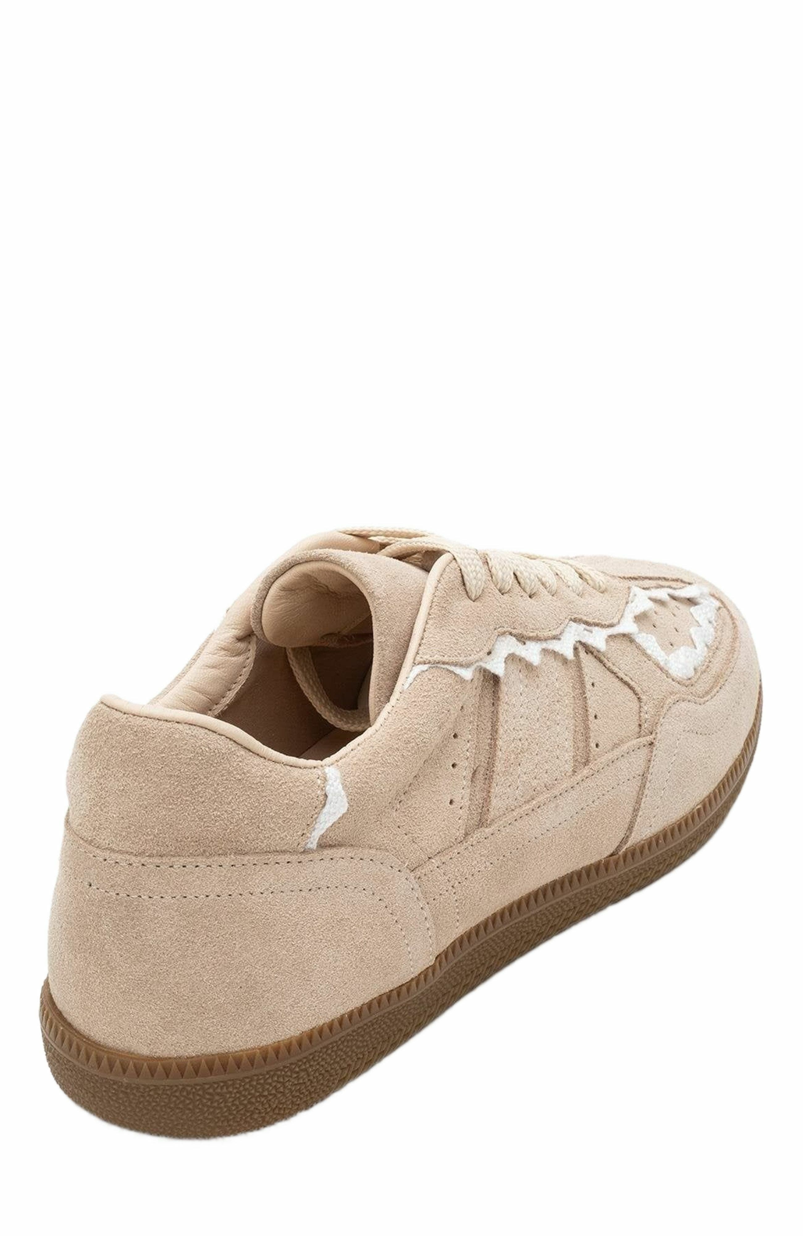 Forever & Always Shoes Shiva Suede Leather Sneakers, Alternate, color, Beige Suede Leather