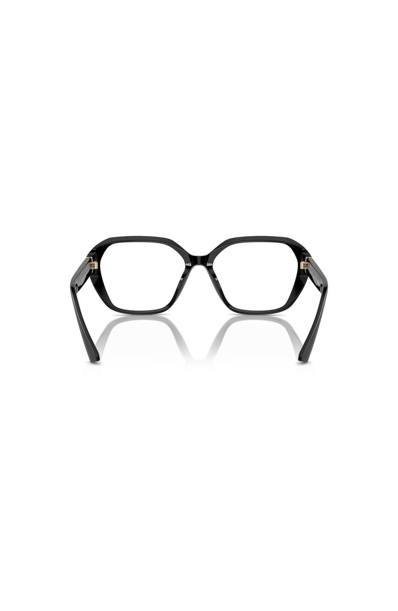 Jimmy Choo 53mm Butterfly optical glasses, Alternate, color, Black