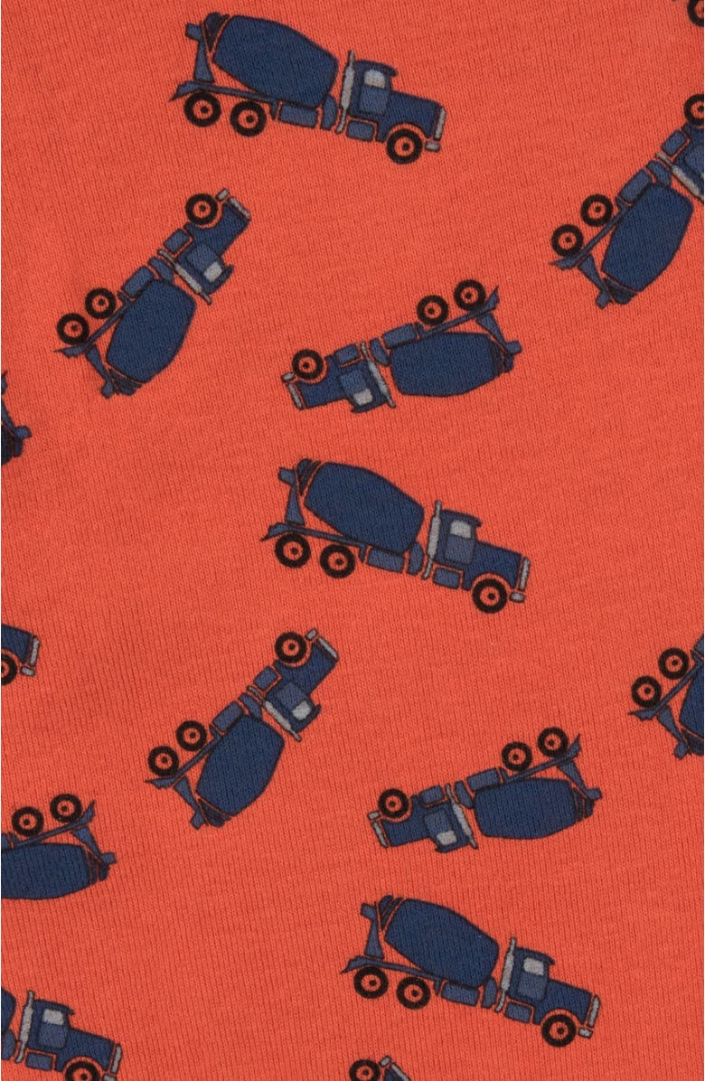 Leveret Kids Cotton Two-Piece Printed Pajamas, Vehicles & Machines, Alternate, color, Cement Truck