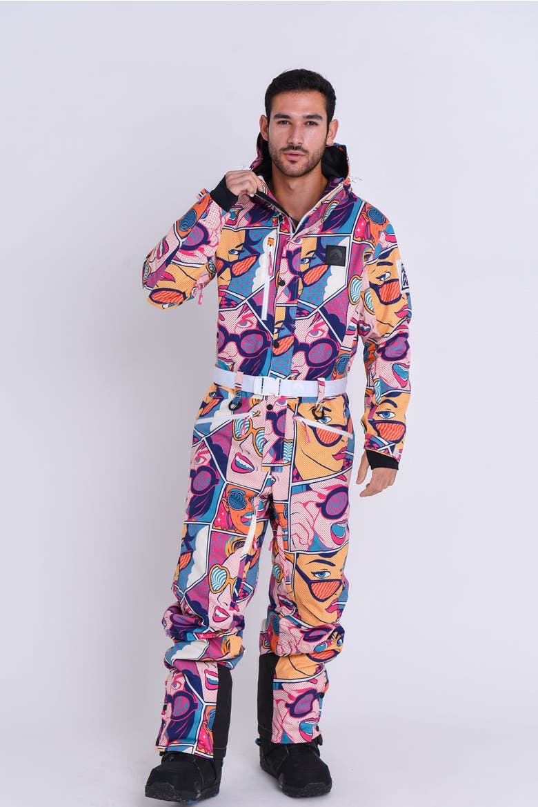 Comic Book Candy Ski Suit - Mens, Main, color, multi-colour