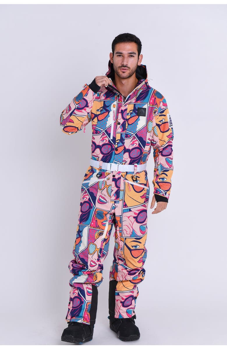OOSC Comic Book Candy Ski Suit - Mens, Main, color, Multi-Colour