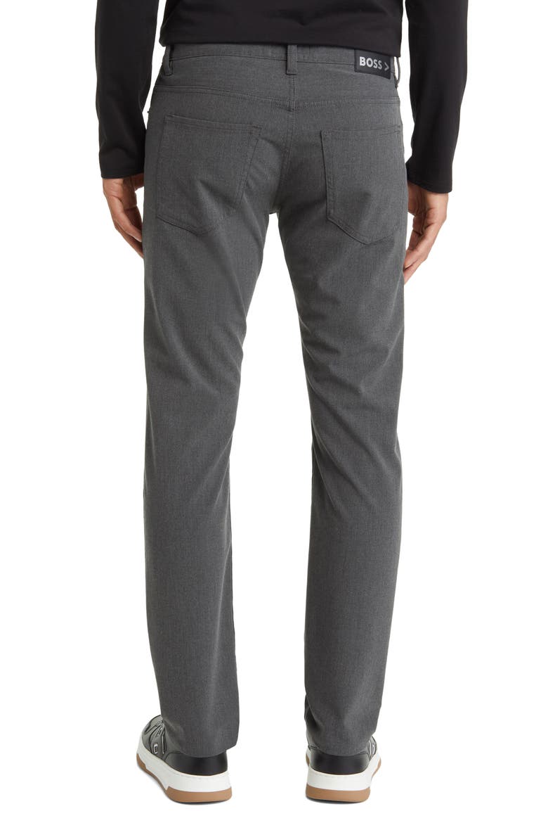 Delaware Slim Fit Five Pocket Pants, Alternate, color, CHARCOAL