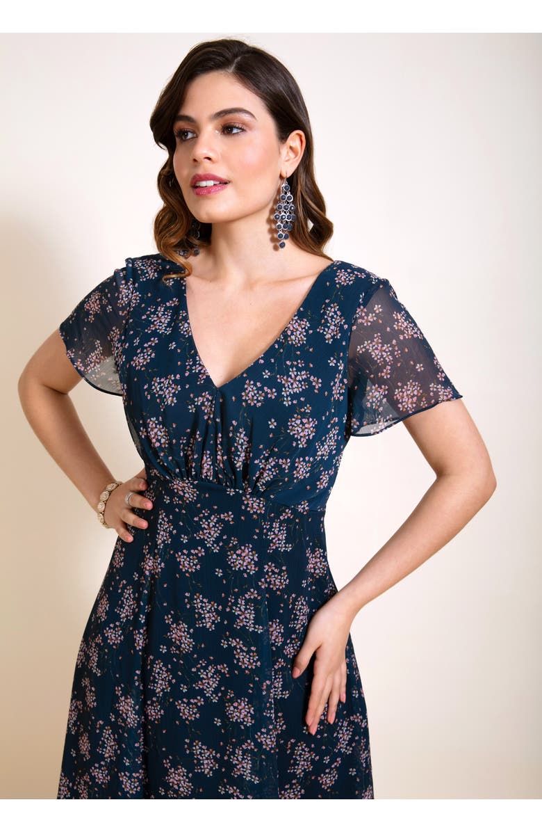 Alie Street London Miranda Dress, Alternate, color, Ditsy Navy Floral