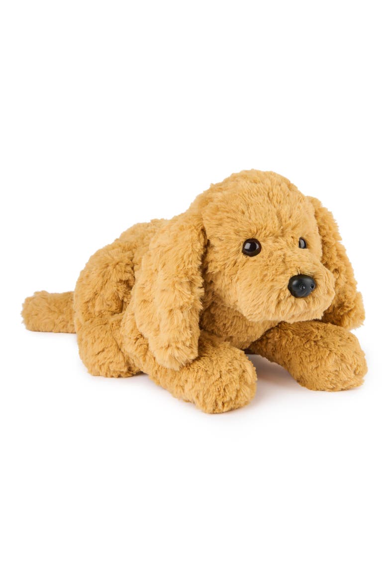 Muttsy Puppy Stuffed Toy, Main, color, BROWN