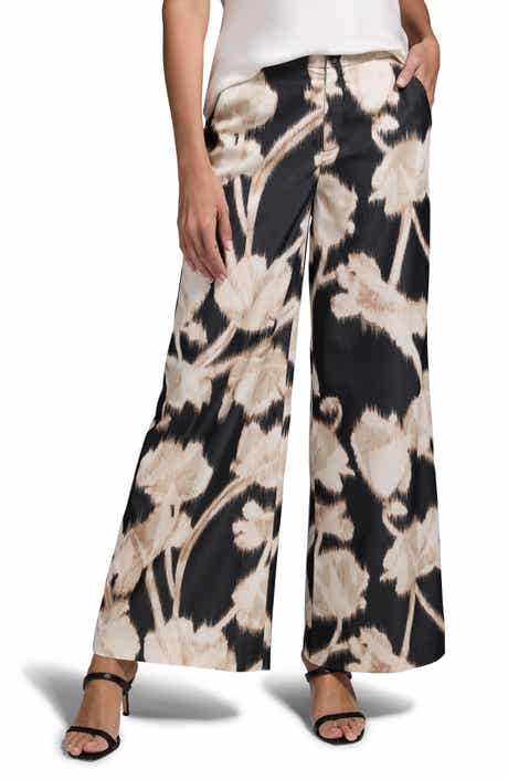 NIC+ZOE Midnight Florals Wide Leg Pants
