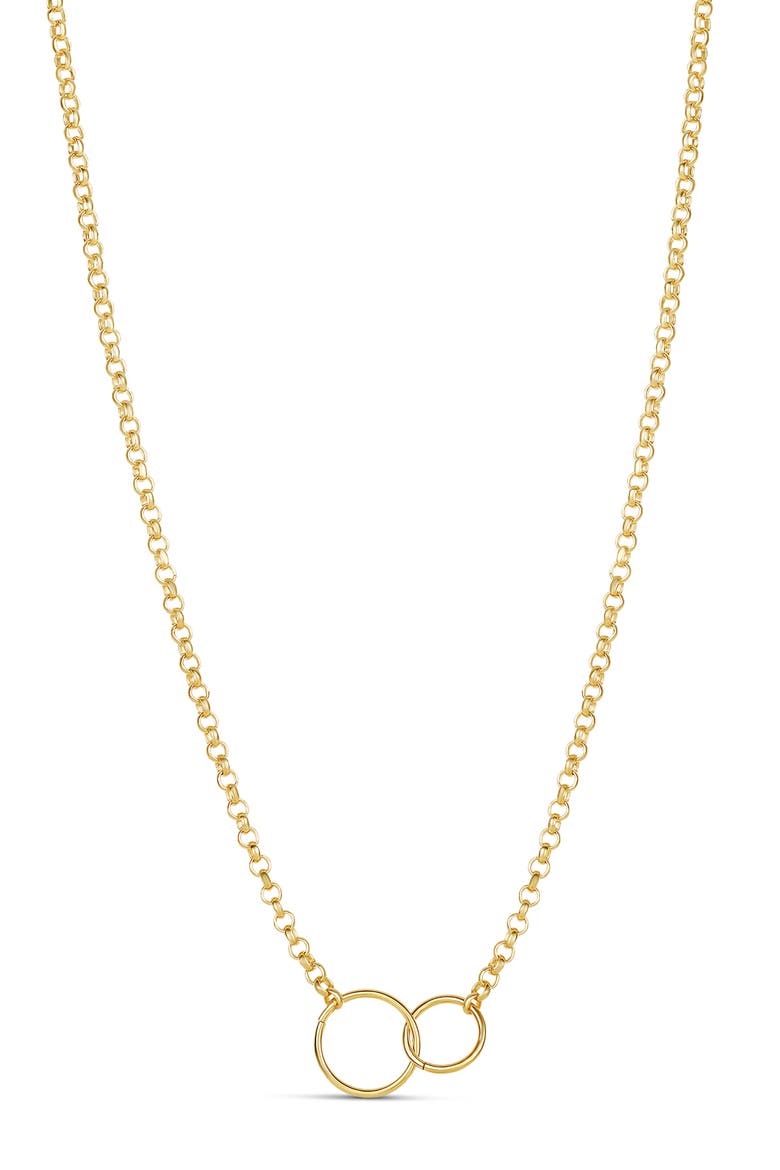Infinity Pendant Necklace, Main, color, GOLD