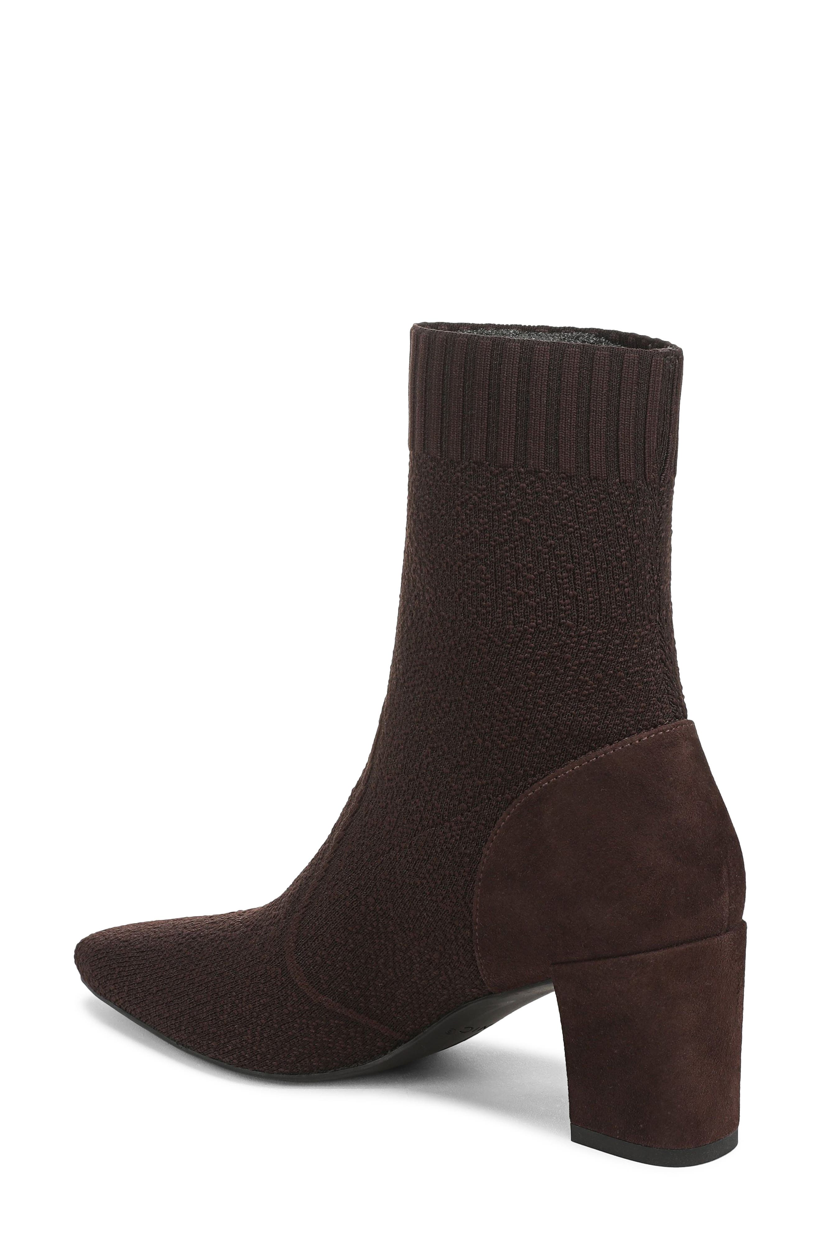 Saphielle Sock Bootie, Alternate, color, CHOCOLATE