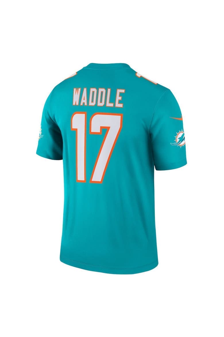 Men's Nike Jaylen Waddle Aqua Miami Dolphins Legend Jersey, Alternate, color, Aqua