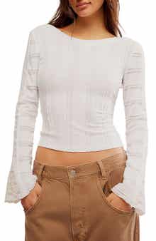 Free People Rocky Long Sleeve Reversible Top