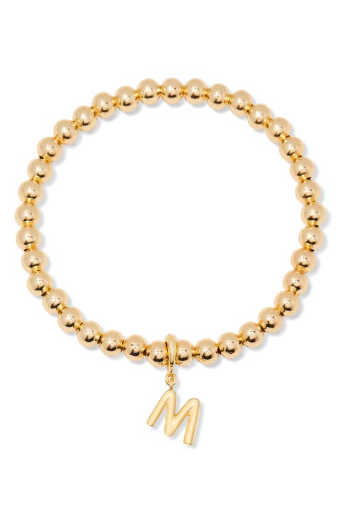 Makenna Initial Charm Bracelet