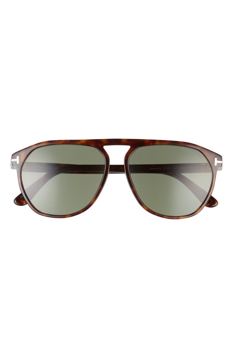 TOM FORD Jasper 58mm Round Sunglasses, Main, color, 