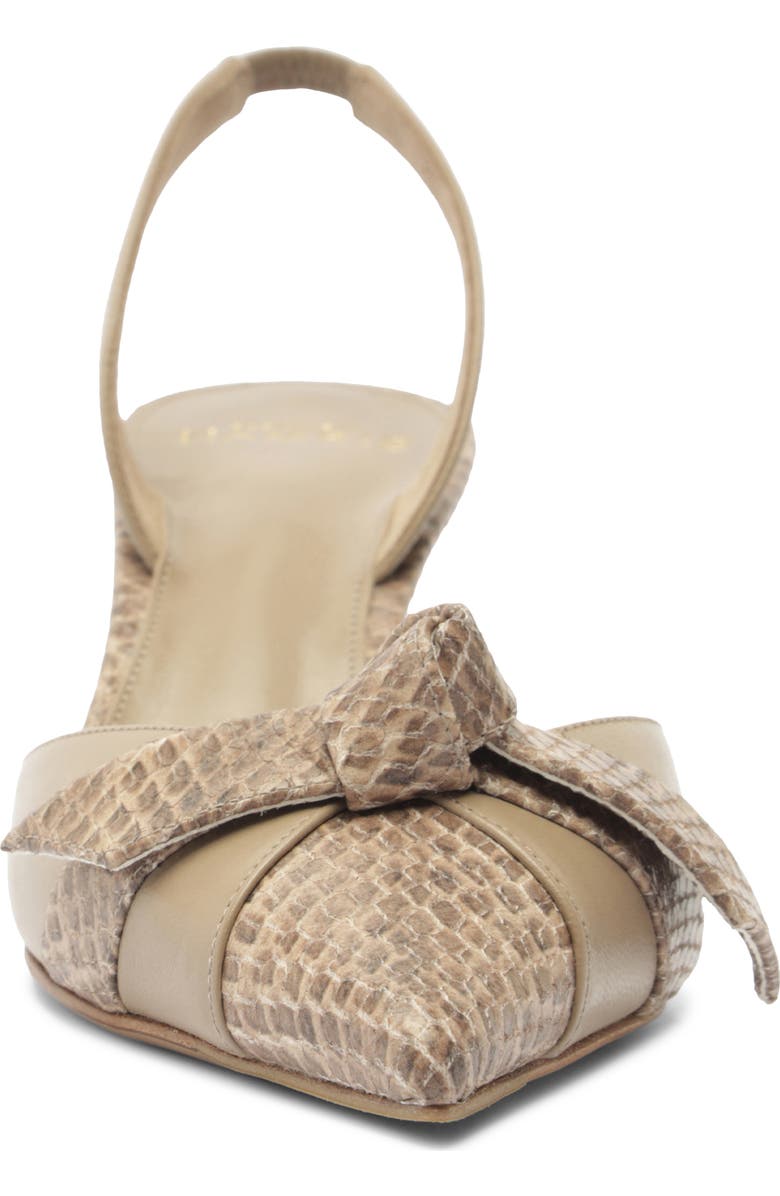 Alexandre Birman Clarita Pointed Toe Slingback Pump, Alternate, color, Semolina