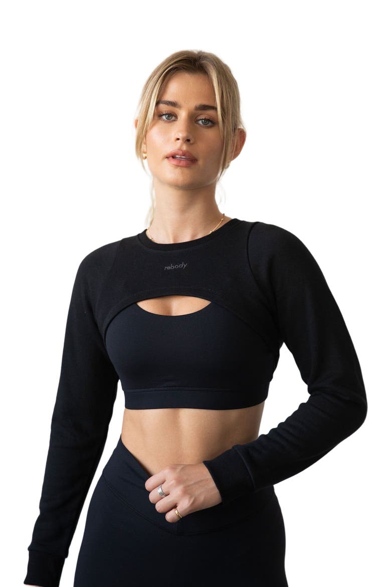 Sport X Shrug Sweatshirt, Main, color, Metropolis Black/Slate